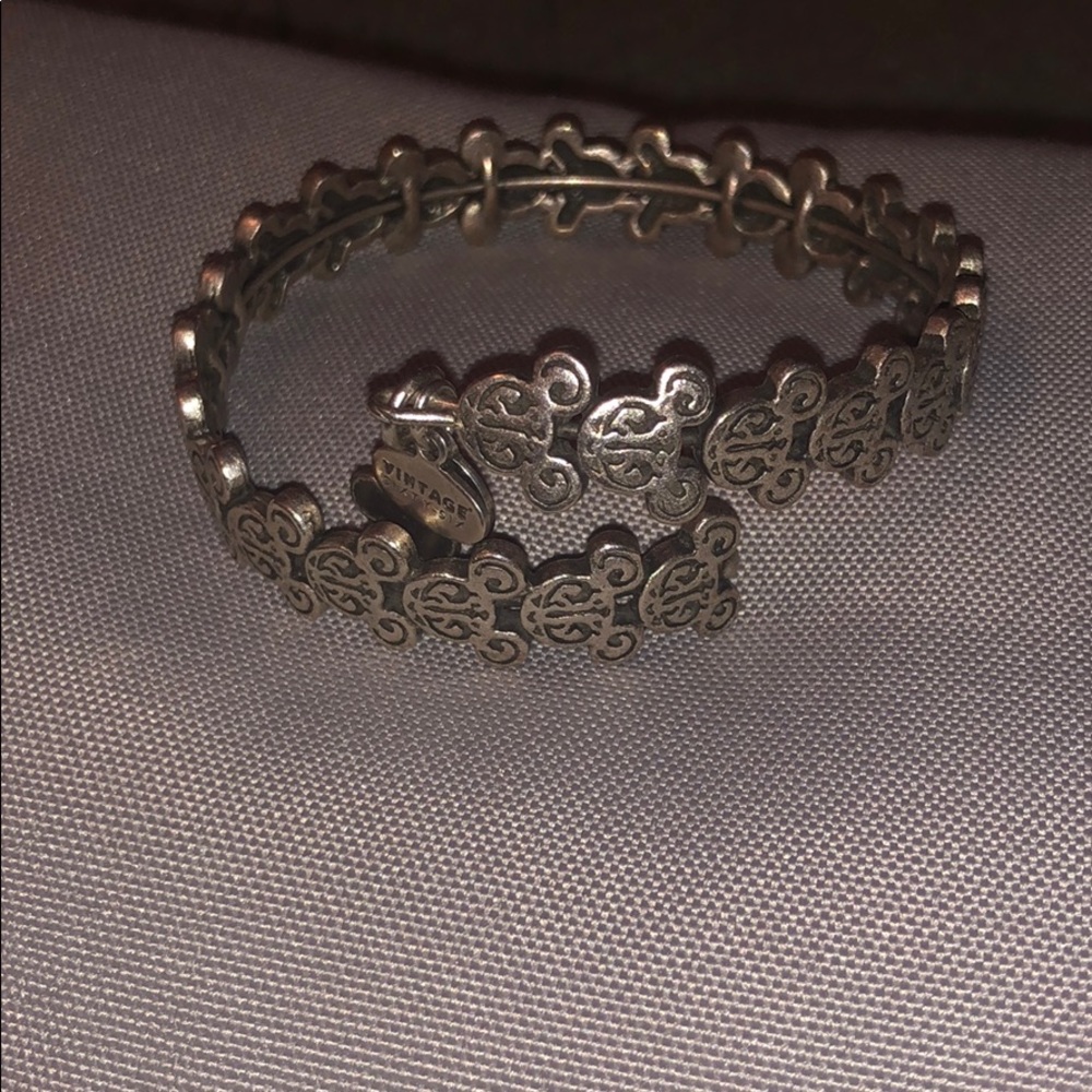 Silver Alex and Ani wrap bracelet